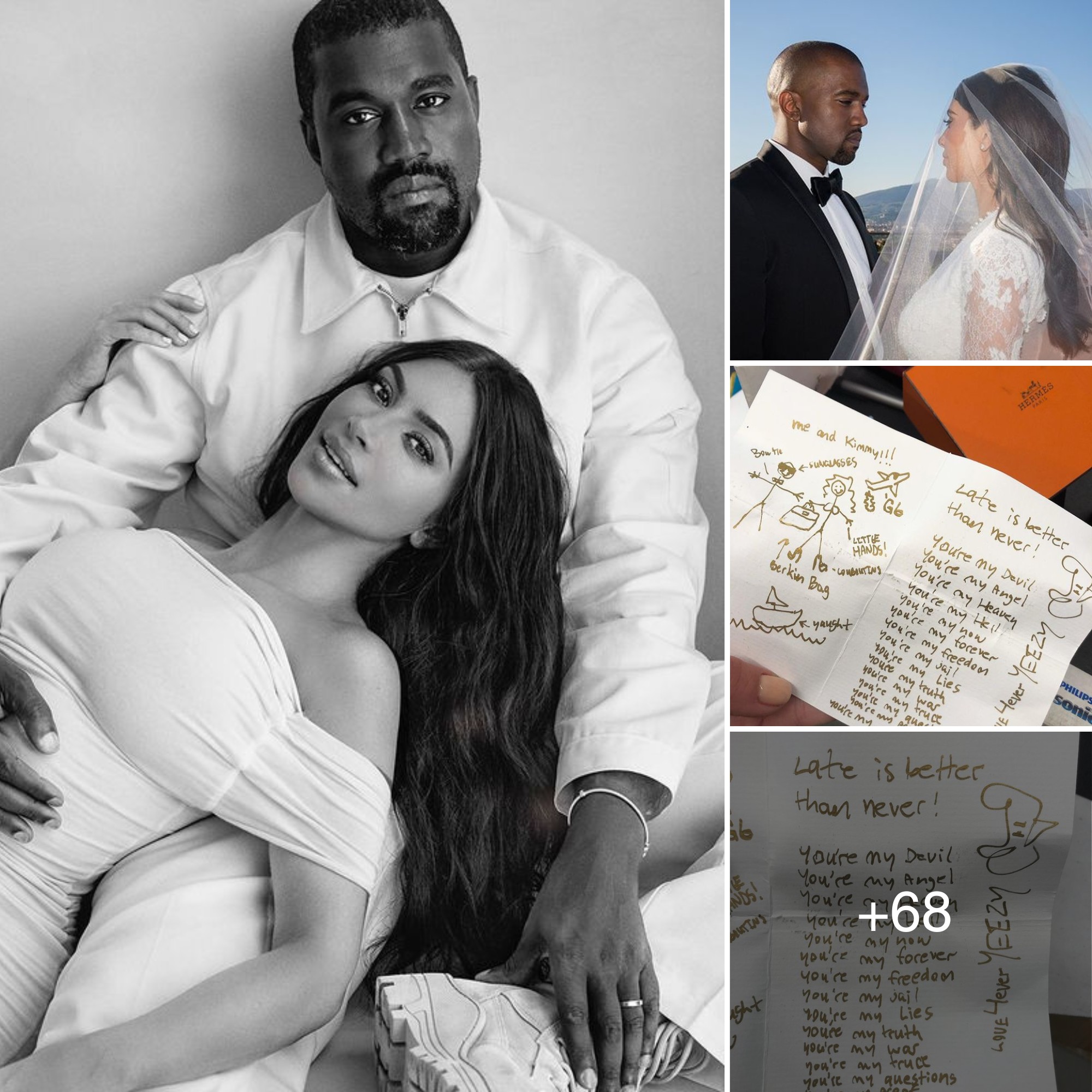 Kanye West’s letter to Kim Kardashian on their 10th wedding anniversary